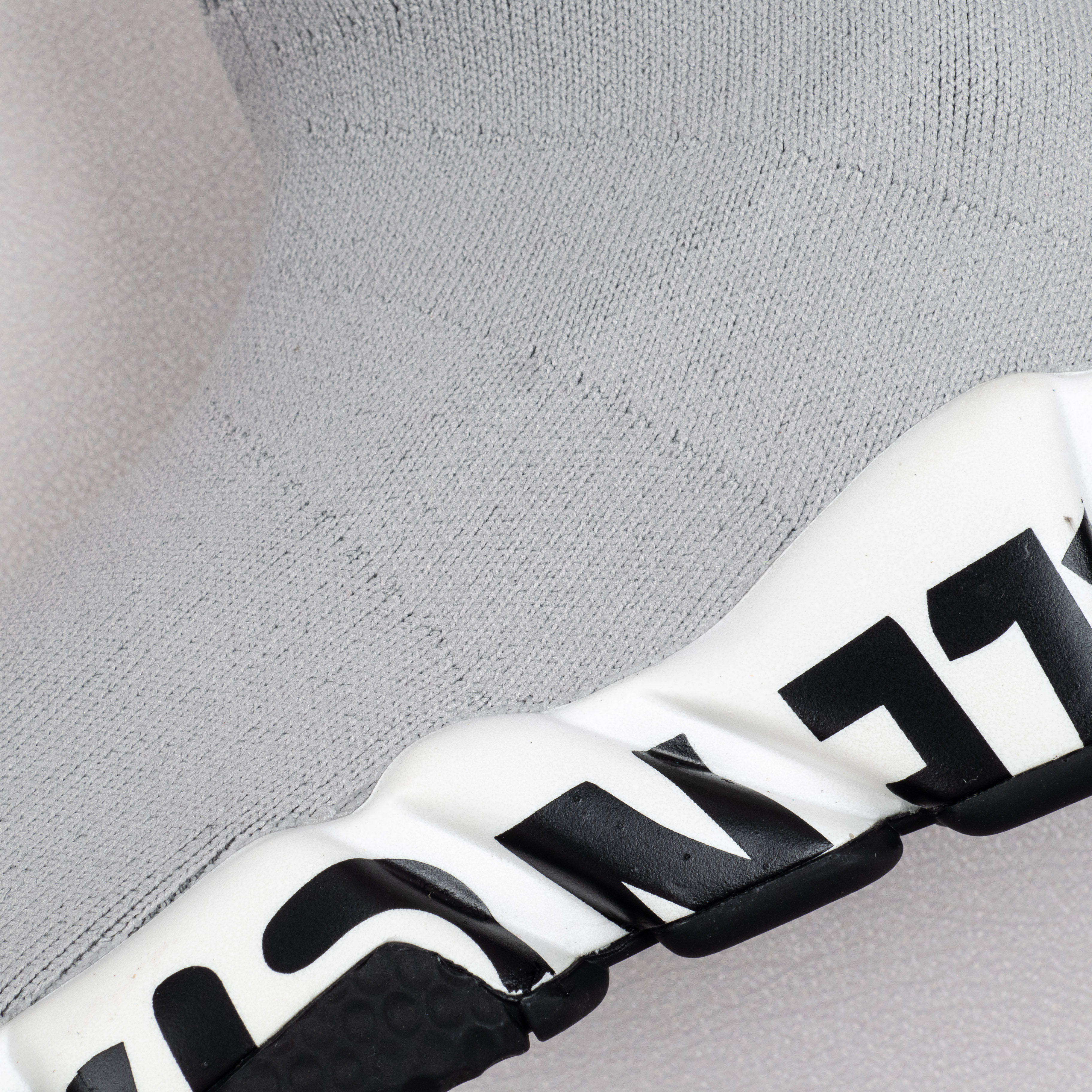 【Free Shipping】男女鞋 巴黎袜子鞋SPEED LOGO印花袜式针织运动鞋