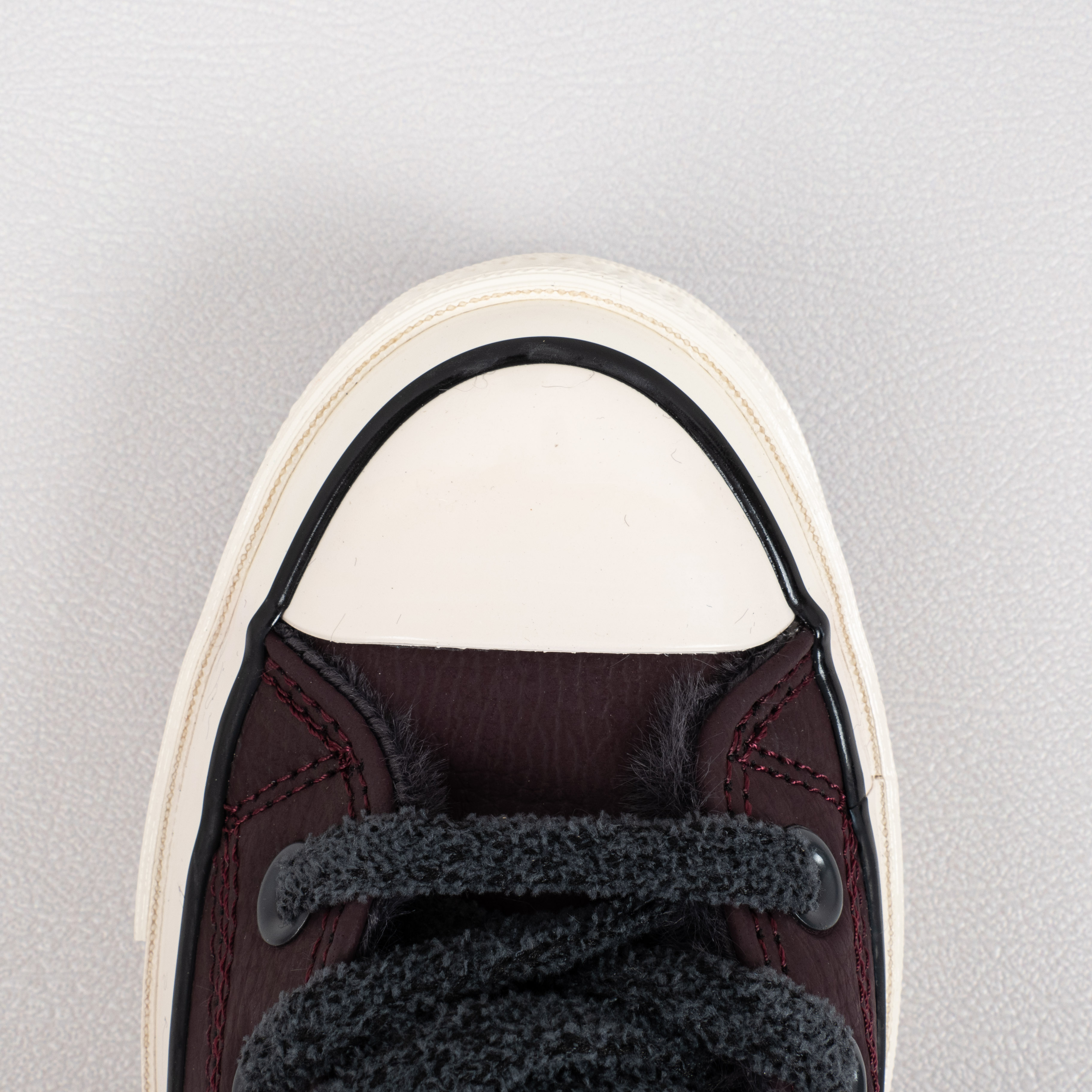 Converse Chuck 70s Leather and fleece canvas sneakers