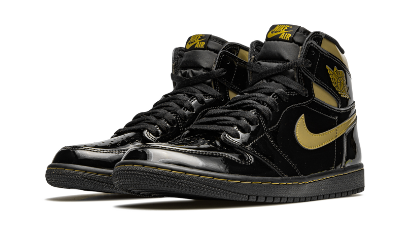 1's Retro High Black Metallic Gold