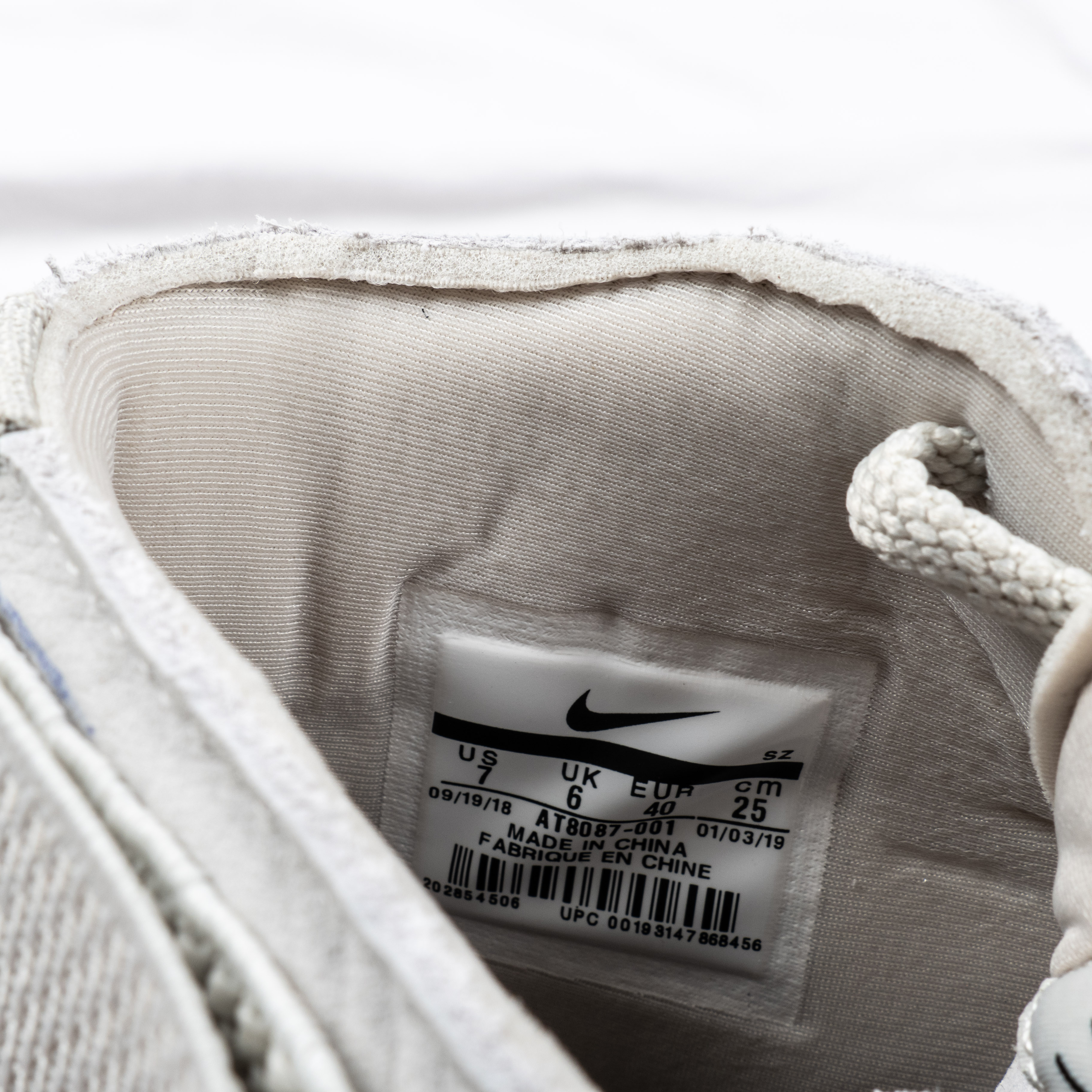 Air Fear of God Raid Light Bone