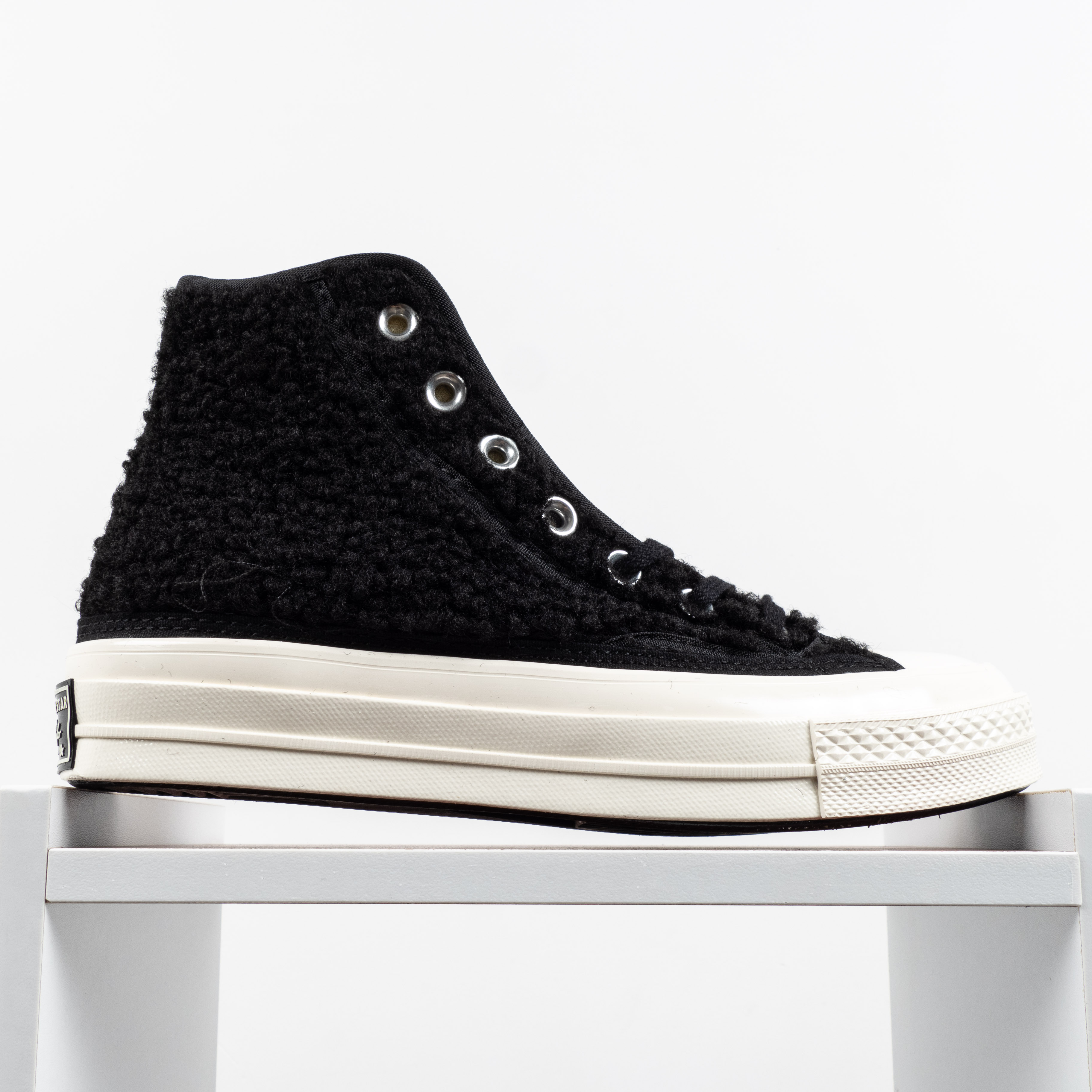 [Free Shipping]男女鞋 Converse 高帮冬款70s羊羔绒帆布鞋172005C