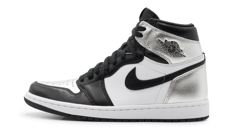 1's Retro High Silver Toe