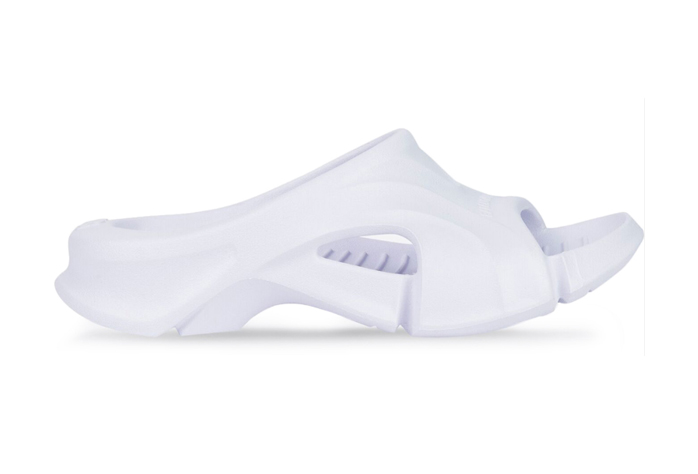 Mold Slide Sandal White