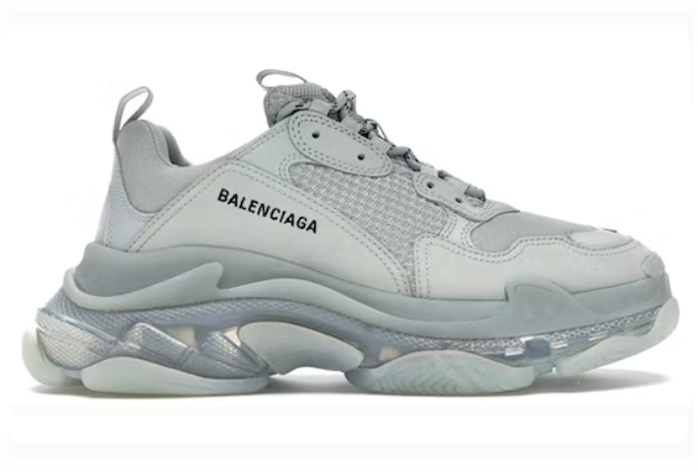 Triple S Clear Sole Grey