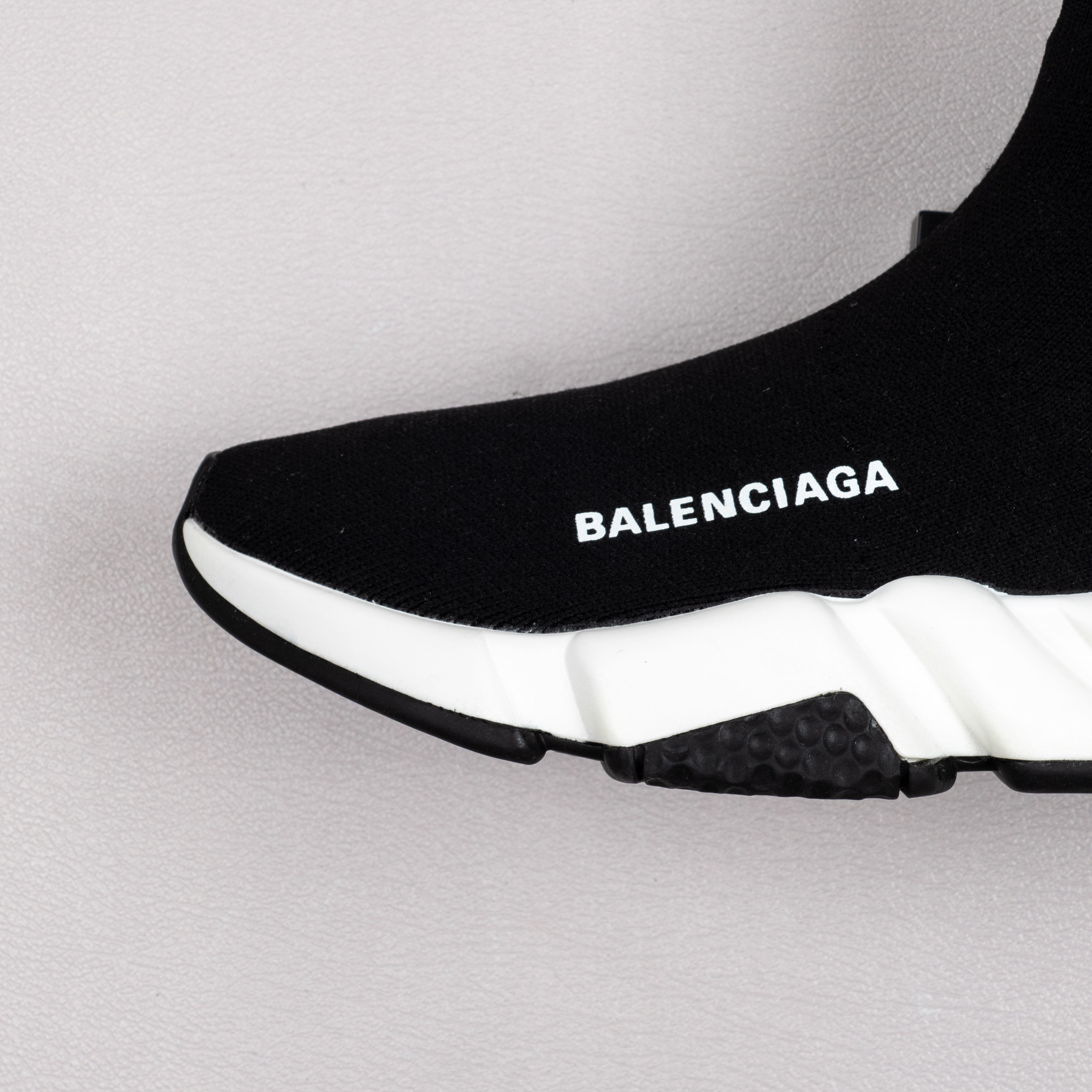 【Free Shipping】男女鞋 巴黎袜子鞋SPEED LOGO印花袜式针织运动鞋