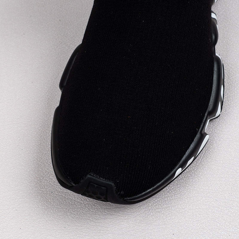 【Free Shipping】男女鞋 巴黎袜子鞋SPEED LOGO印花袜式针织运动鞋