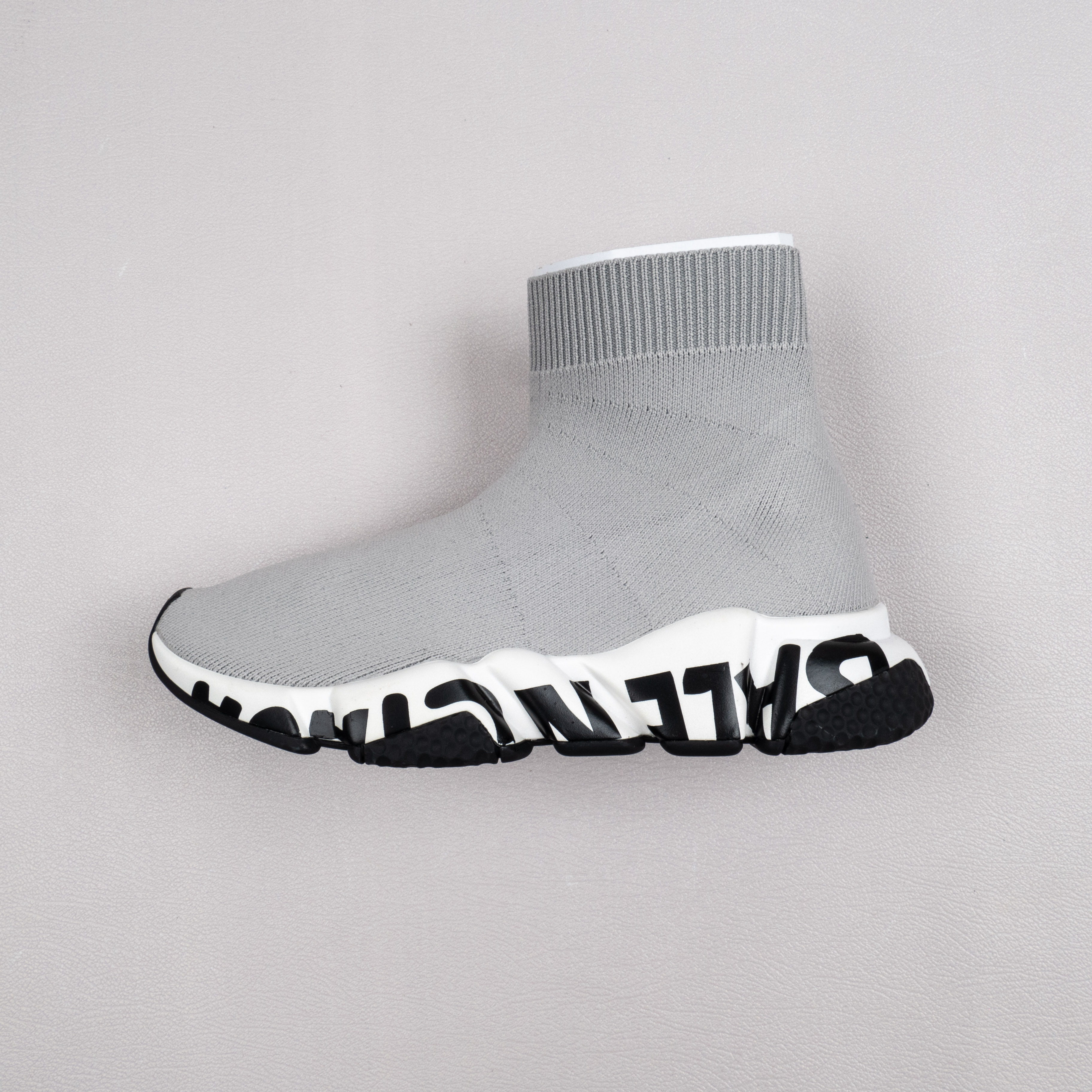 【Free Shipping】男女鞋 巴黎袜子鞋SPEED LOGO印花袜式针织运动鞋