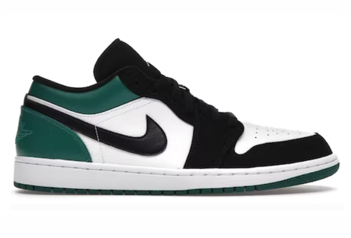 1's Low White Black Mystic Green