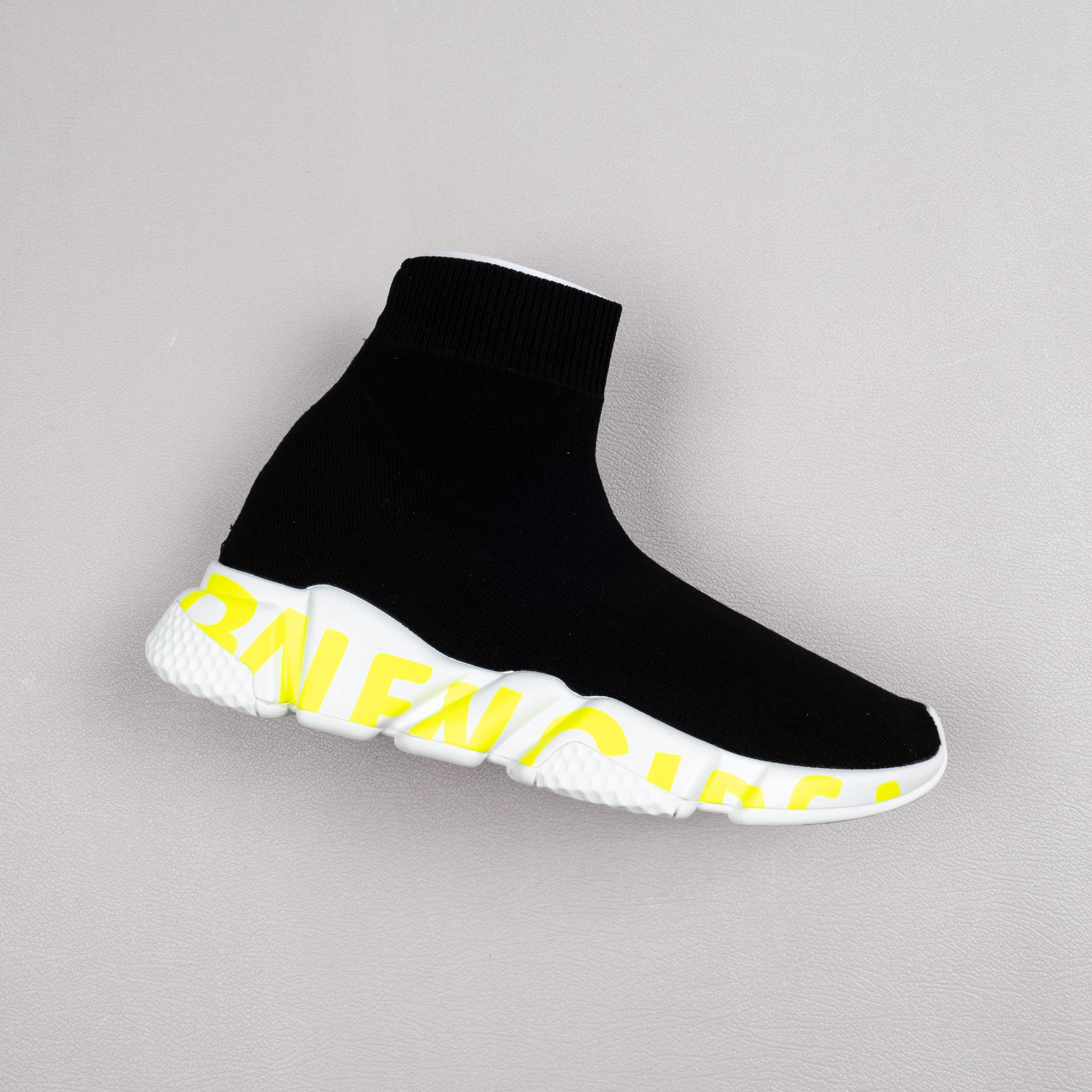 【Free Shipping】男女鞋 巴黎袜子鞋SPEED LOGO印花袜式针织运动鞋