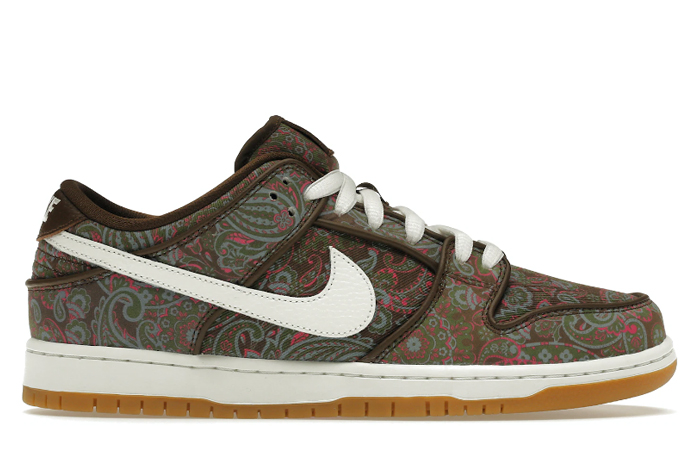 SB Dunk Low Pro Paisley Brown
