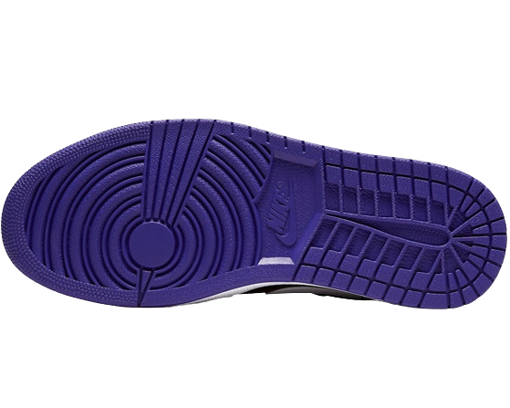 1's Low Court Purple Black
