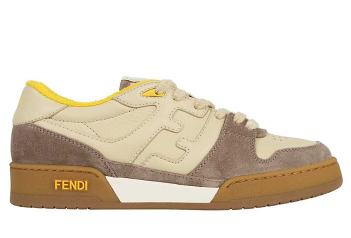 Match Low Tops Beige Gum Yellow