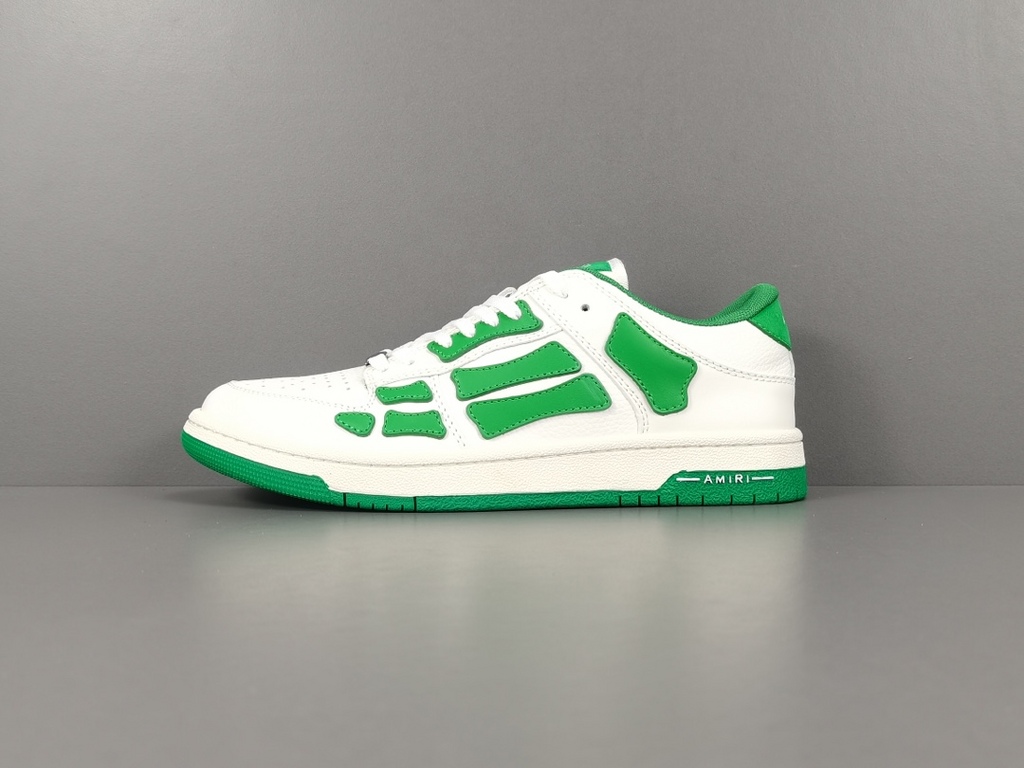 Skel Top Low White Green