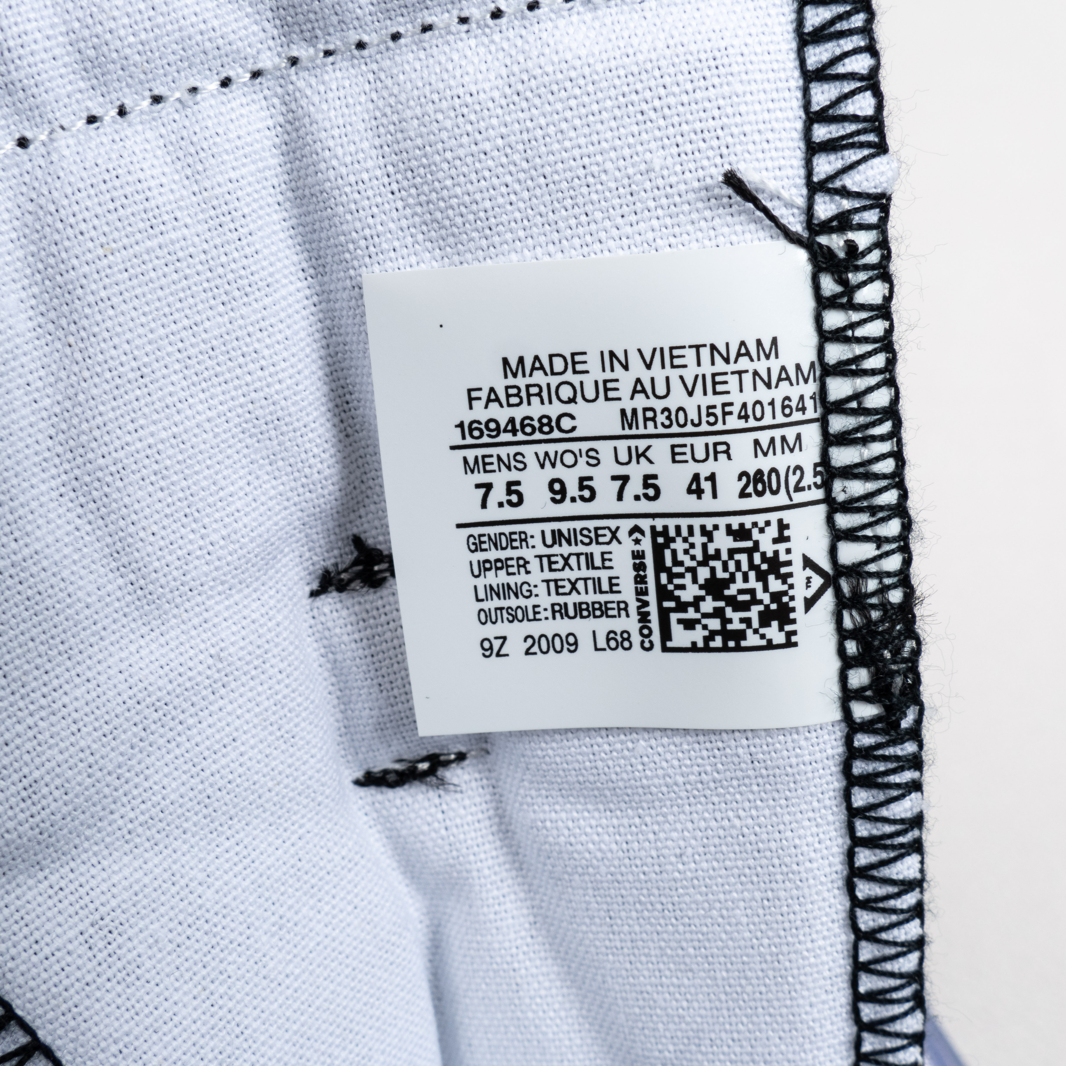 [Free Shipping] 男女鞋 Converse CX果冻半透明底白黑色小闪电复古高帮帆布鞋 169468C