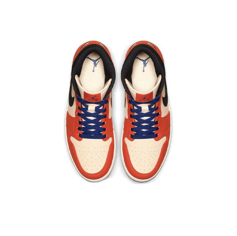 1's Mid Team Orange Black