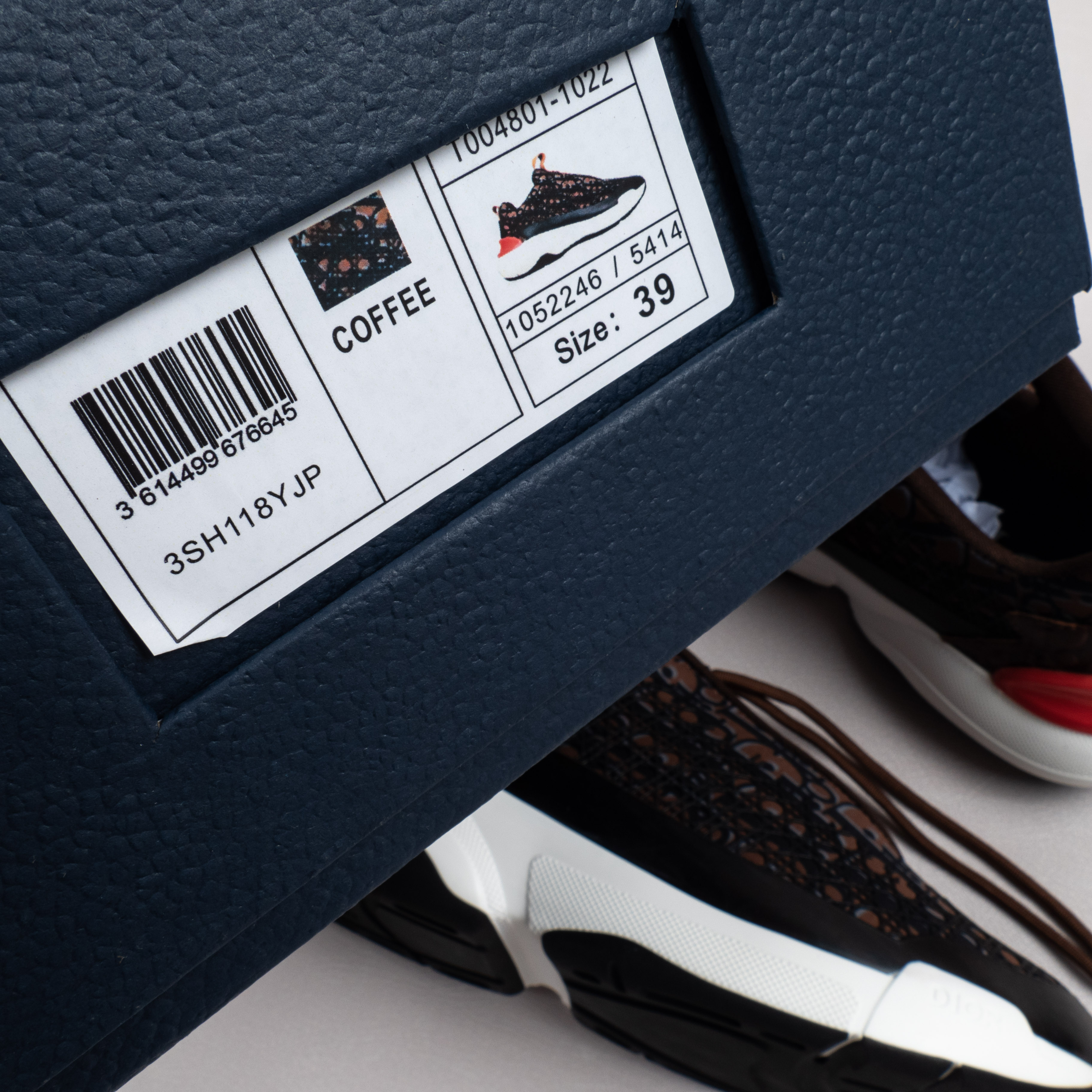 Footwear for men and women DlOR Athleisure dad shoes elasticated lace brown