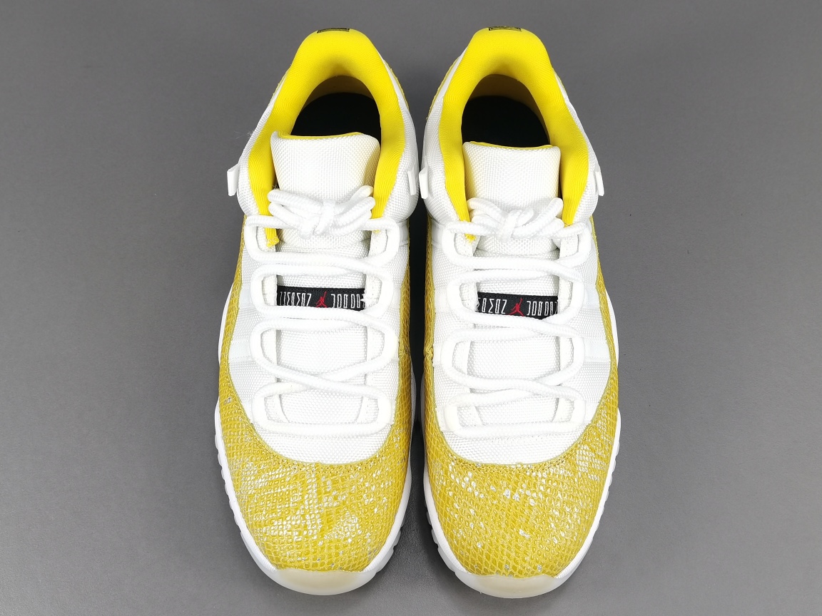 11s Retro Low Tour Yellow Snakeskin