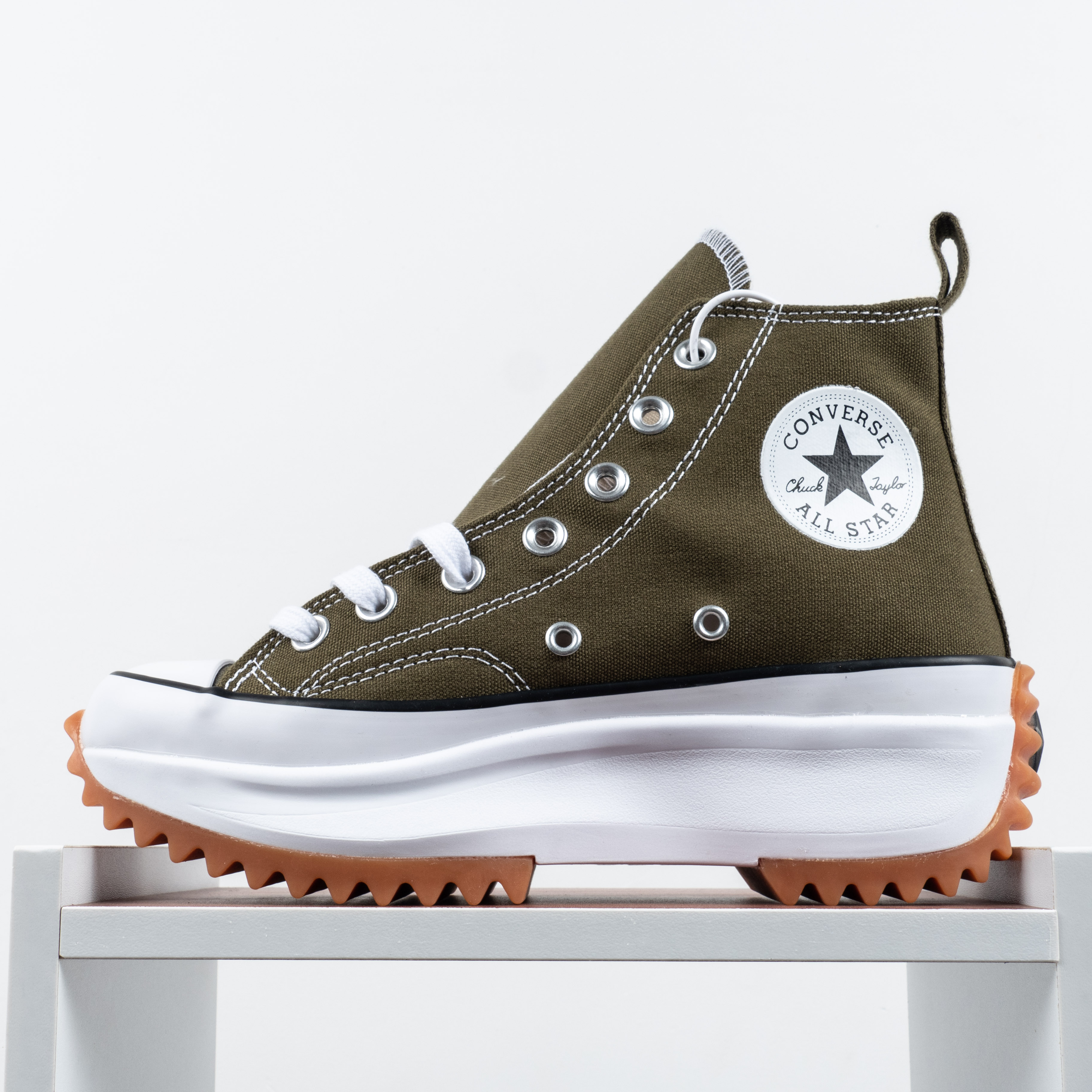 [Free Shipping] 女鞋 CONVERSE Run Star Hike复古大地色系厚底运动鞋171667C