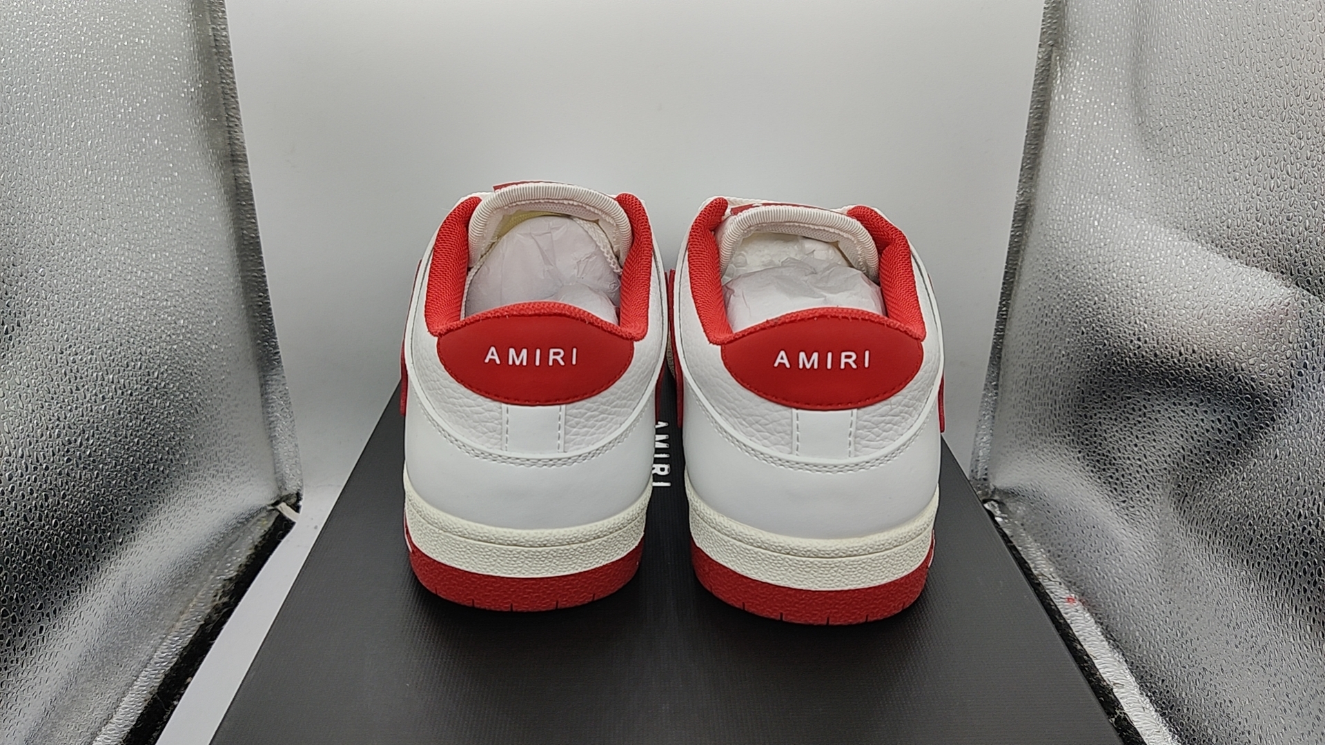 Skel Top Low White Red