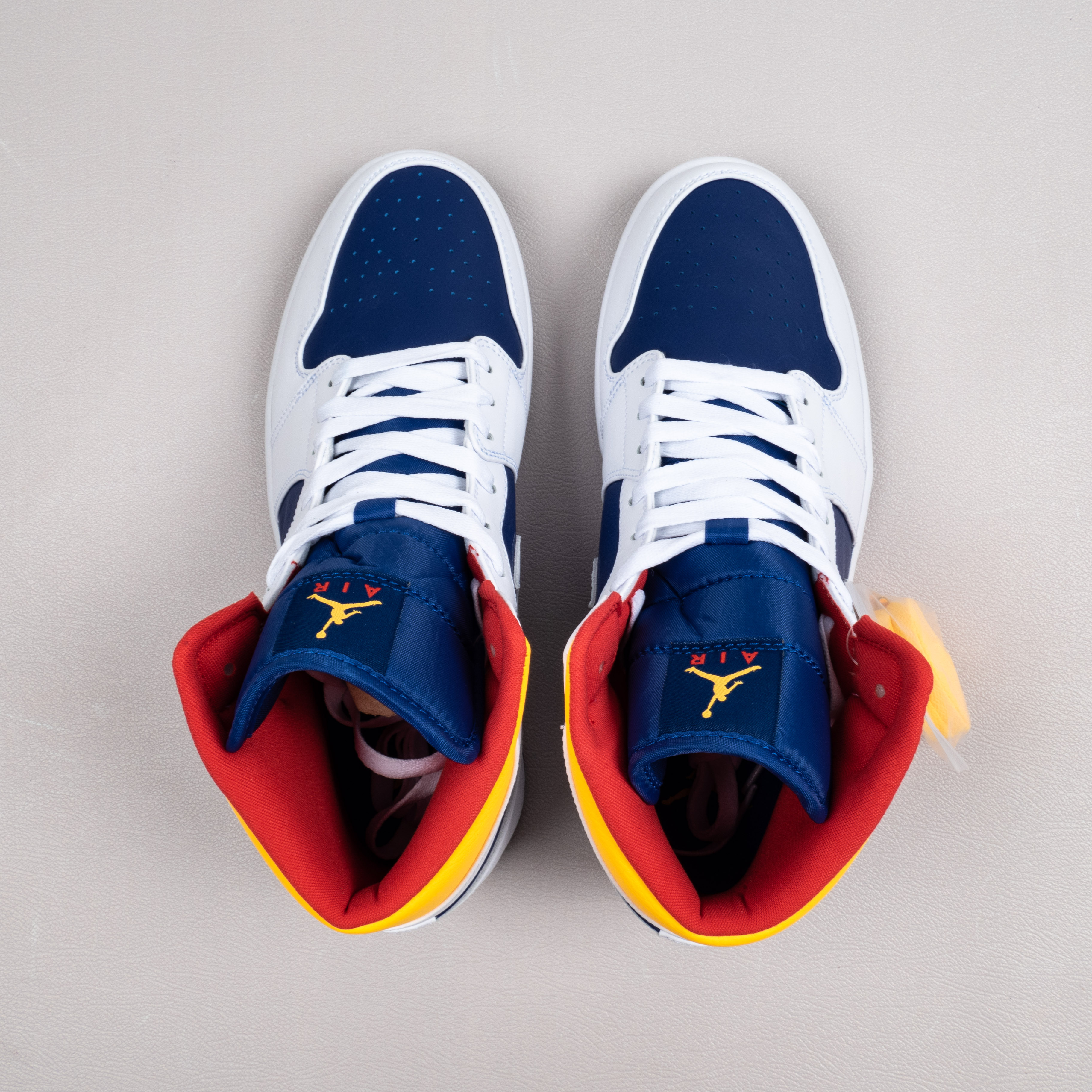 1's Mid Royal Blue Laser Orange