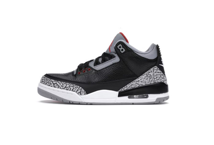 3's Retro Black Cement