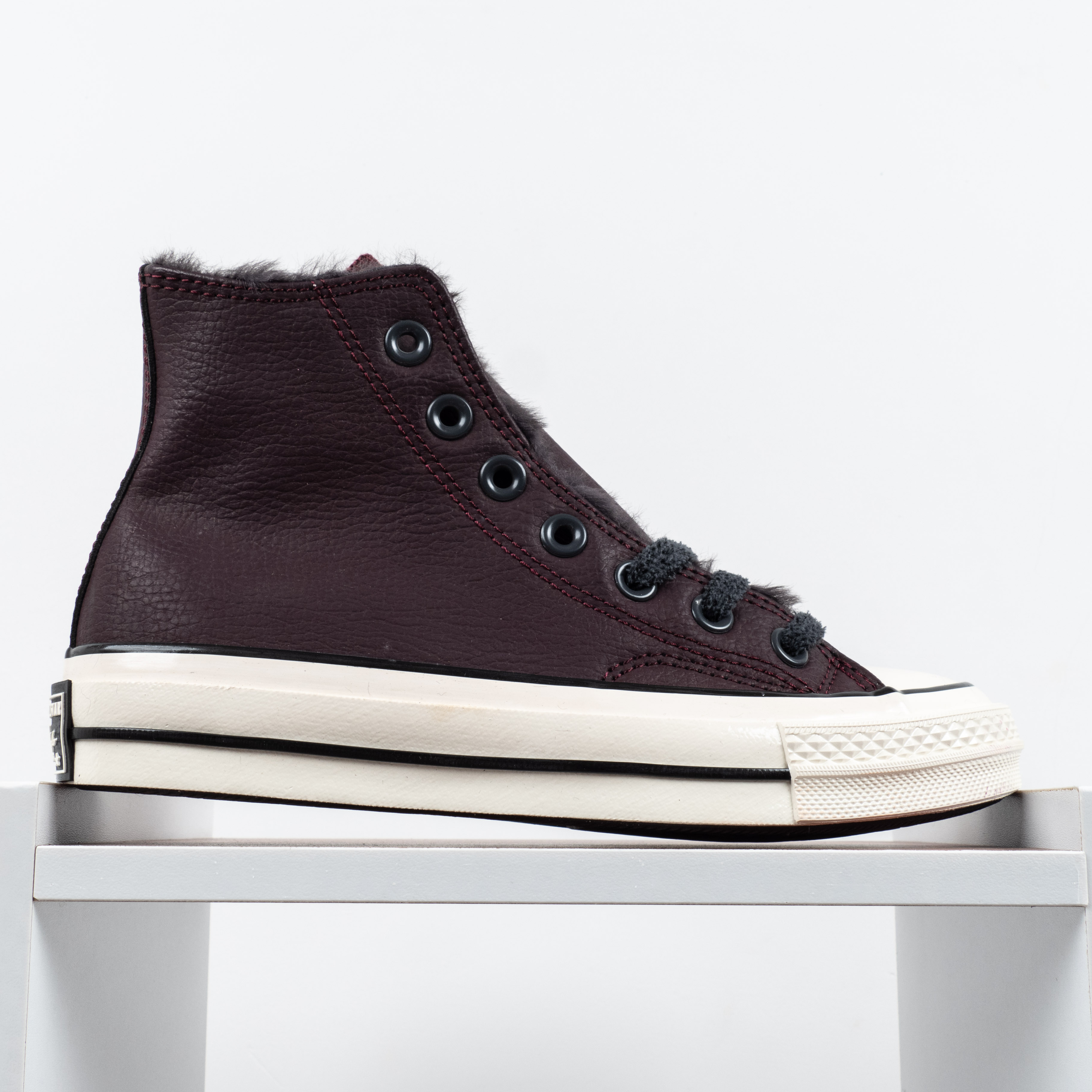 Converse Chuck 70s Leather and fleece canvas sneakers