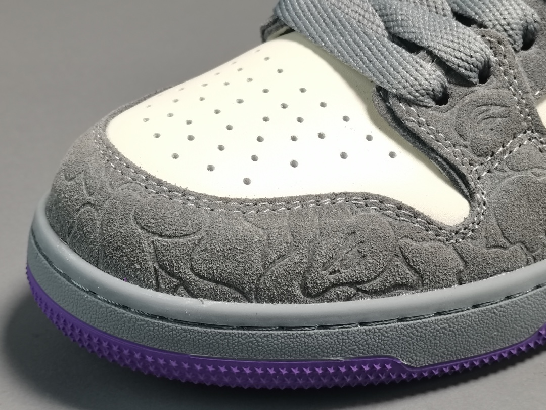 Mist Grey Royal Purple