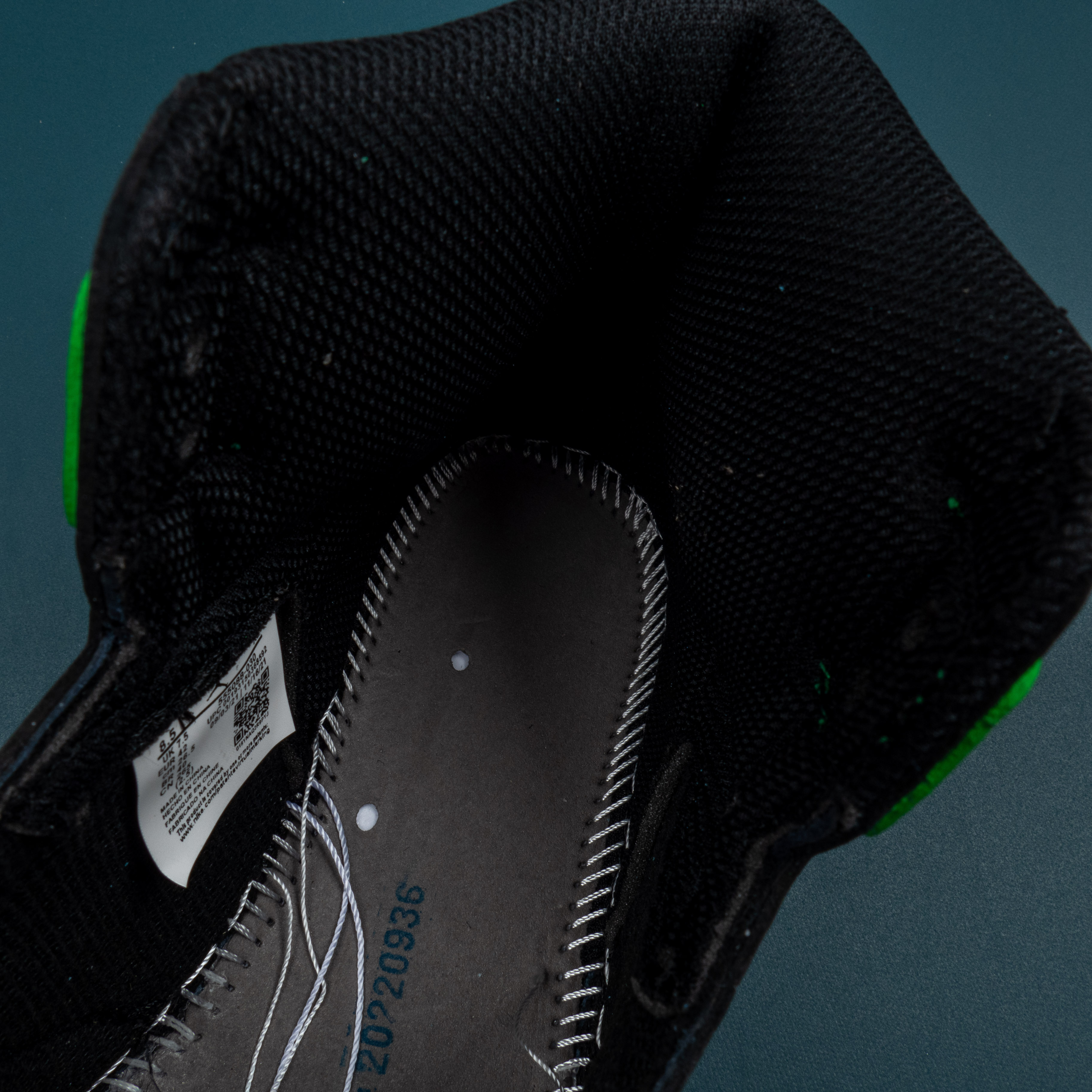 1s High Patent Black Green