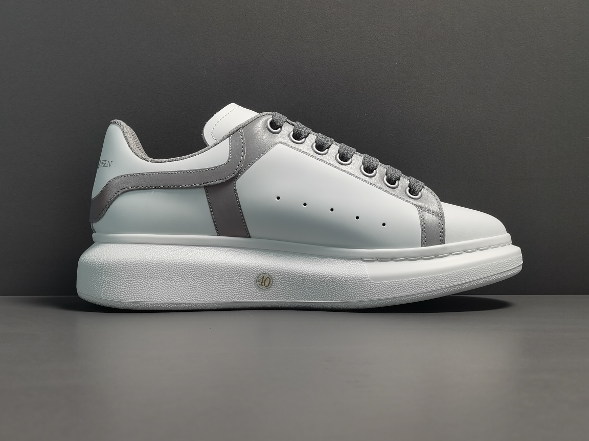 White Grey Reflective