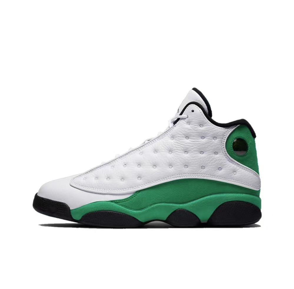 13's Retro White Lucky Green