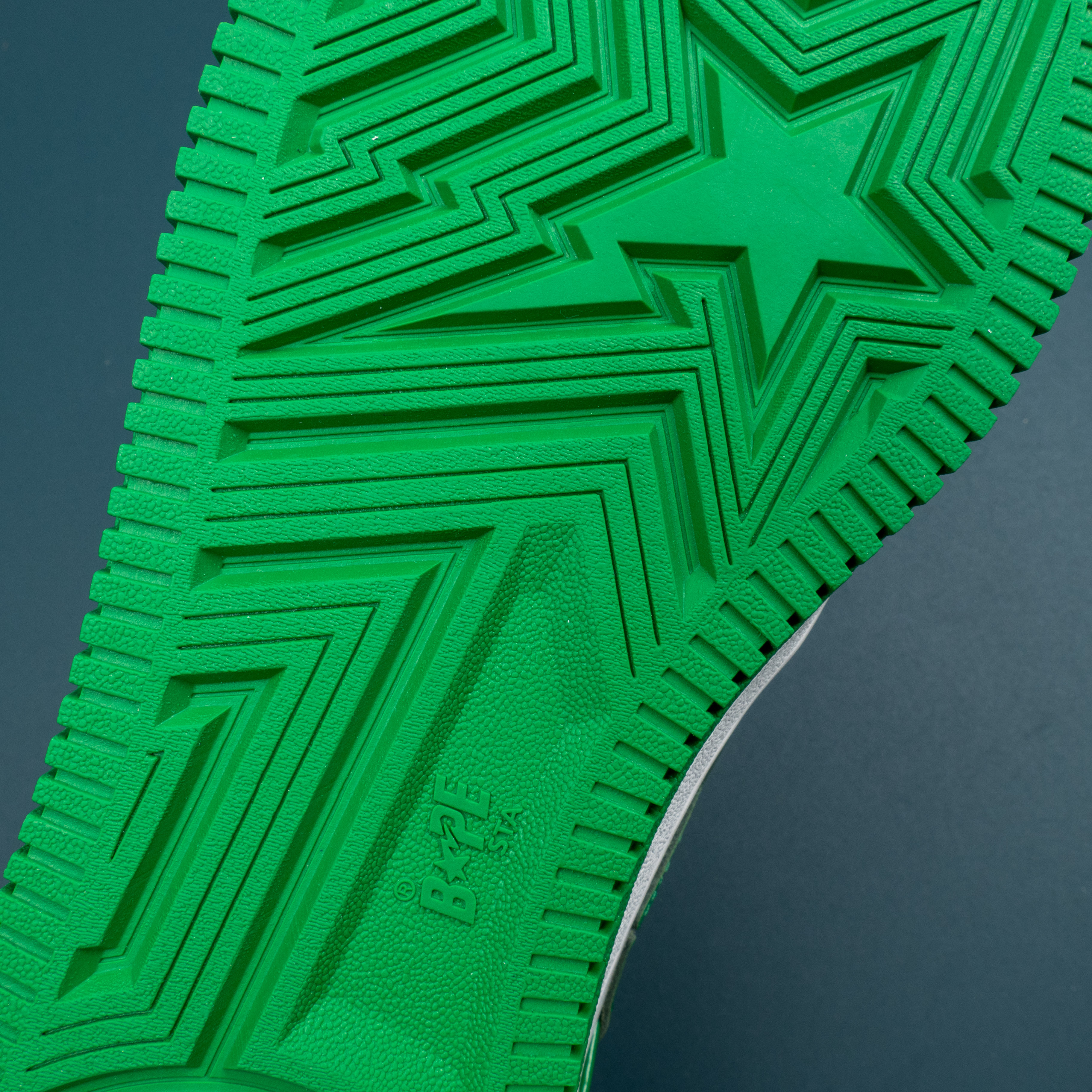 Patent Leather Green White