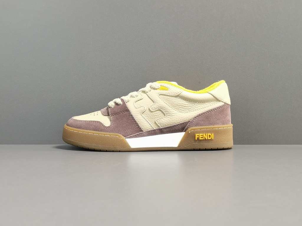 Match Low Tops Beige Gum Yellow