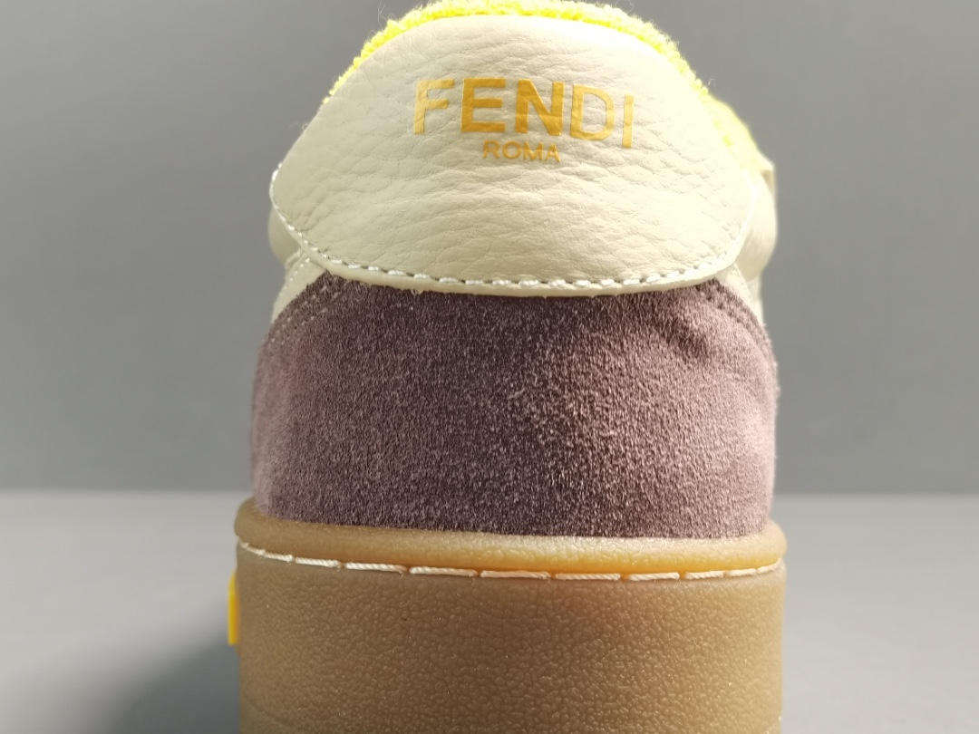 Match Low Tops Beige Gum Yellow