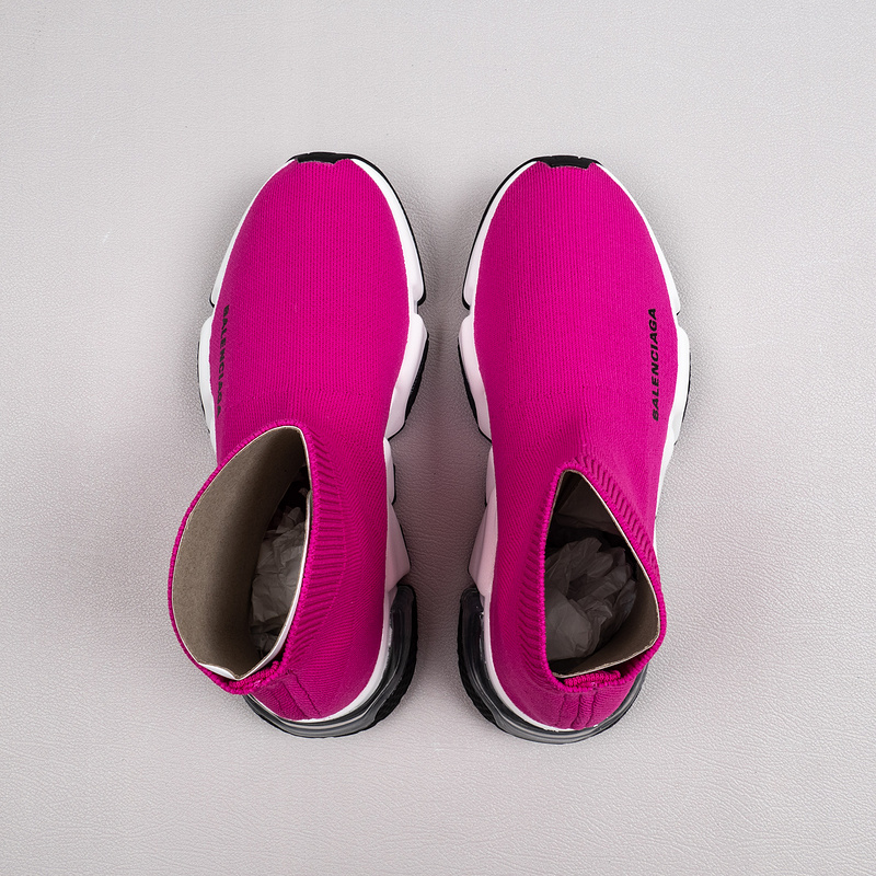 【Free Shipping】男女鞋 巴黎袜子鞋SPEED LOGO印花袜式针织运动鞋