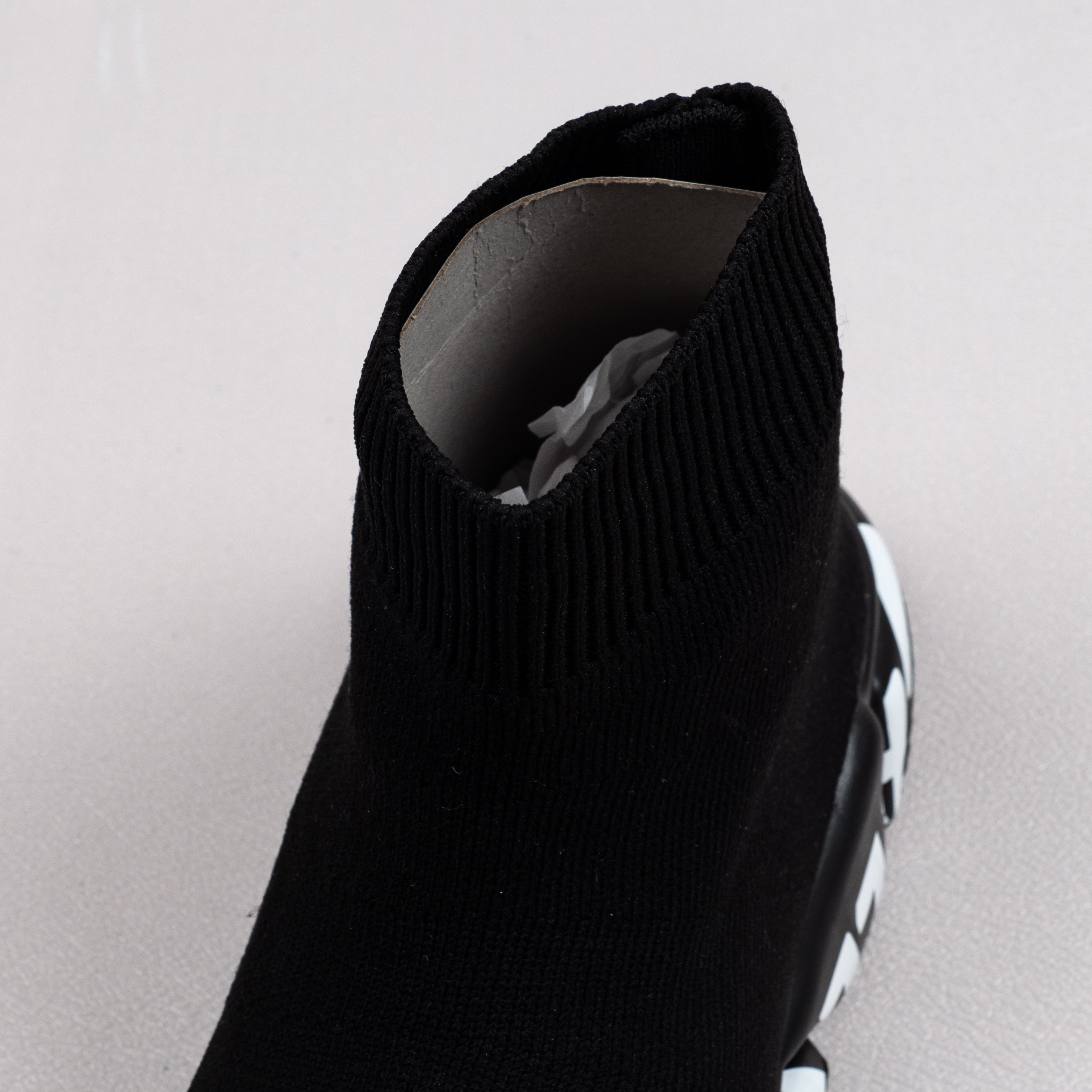 【Free Shipping】男女鞋 巴黎袜子鞋SPEED LOGO印花袜式针织运动鞋