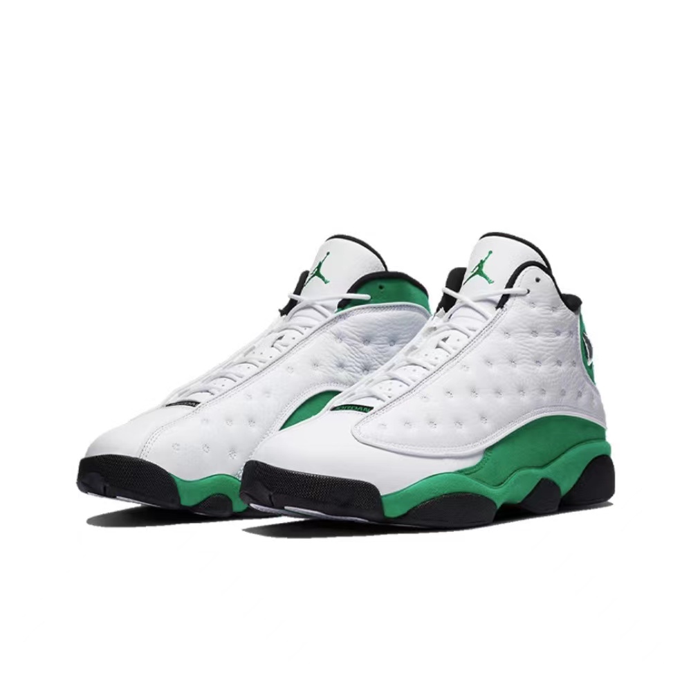 13's Retro White Lucky Green