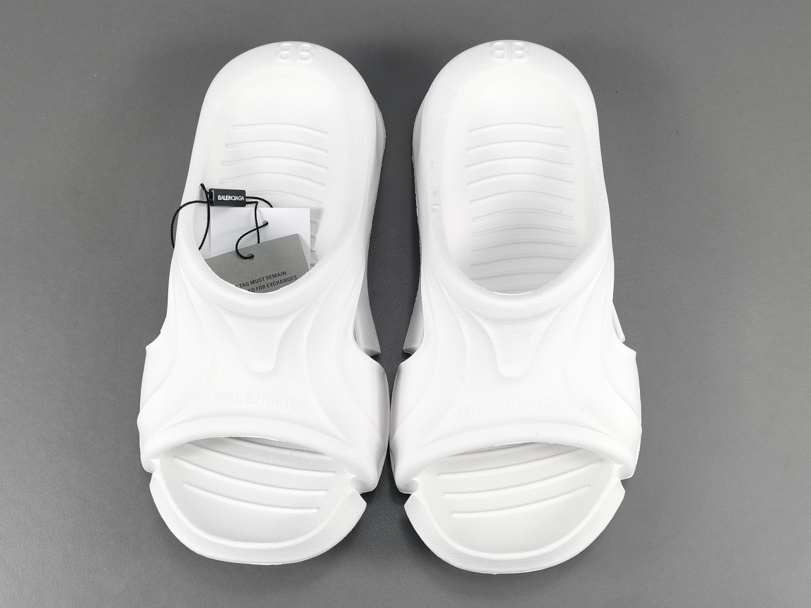 Mold Slide Sandal White