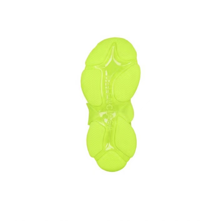 Triple S Clear Sole Fluo Yellow