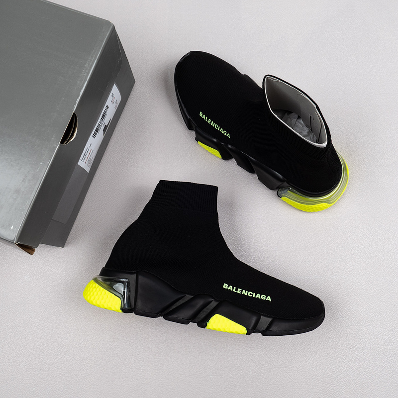 【Free Shipping】男女鞋 巴黎袜子鞋SPEED LOGO印花袜式针织运动鞋