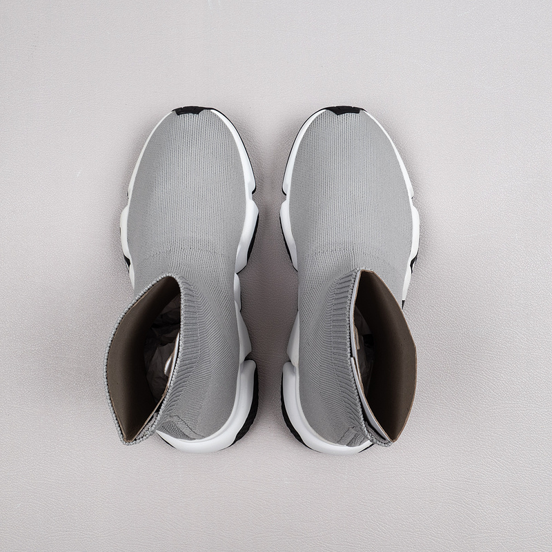 【Free Shipping】男女鞋 巴黎袜子鞋SPEED LOGO印花袜式针织运动鞋