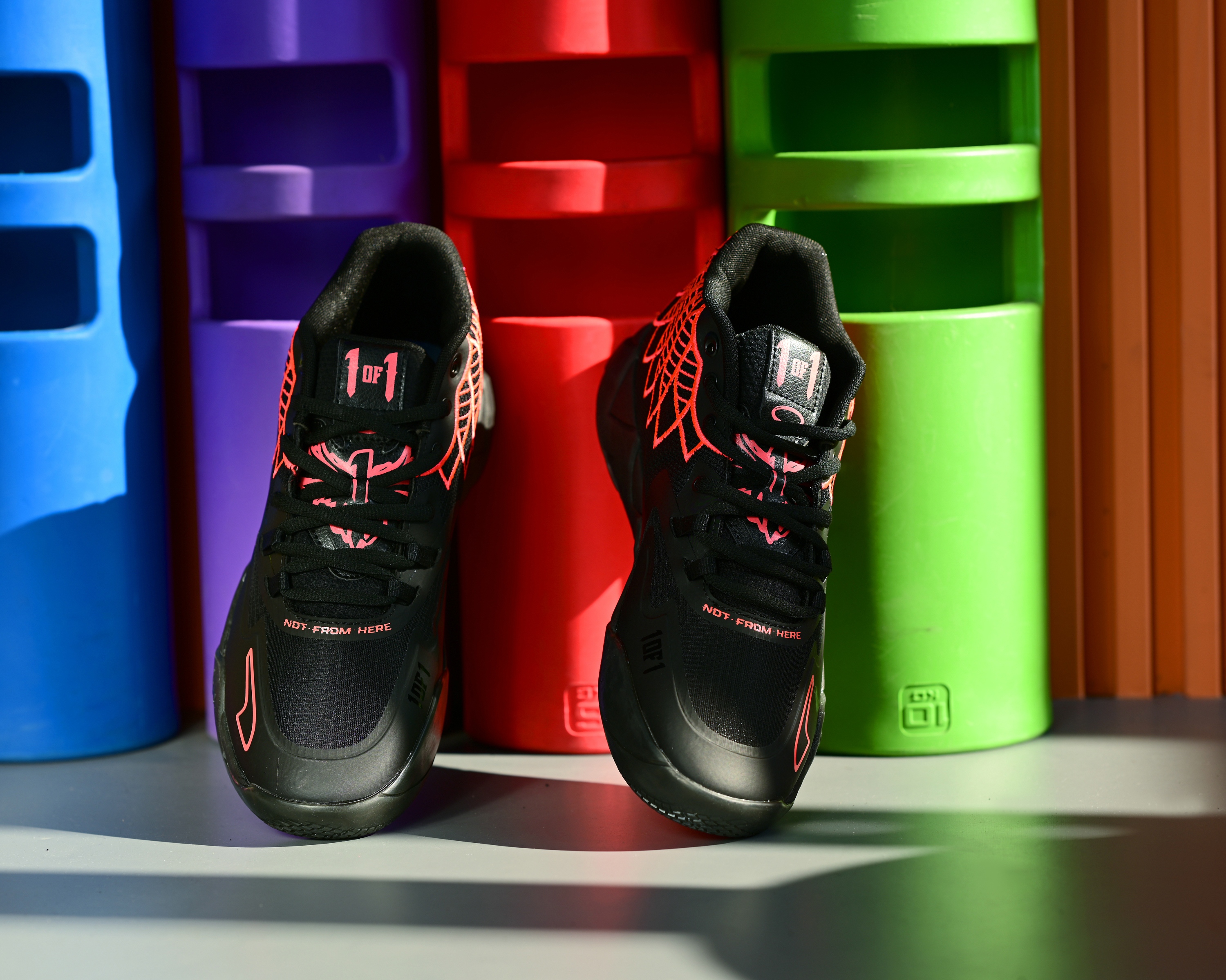 LaMelo Ball MB.01 Black Red Blast