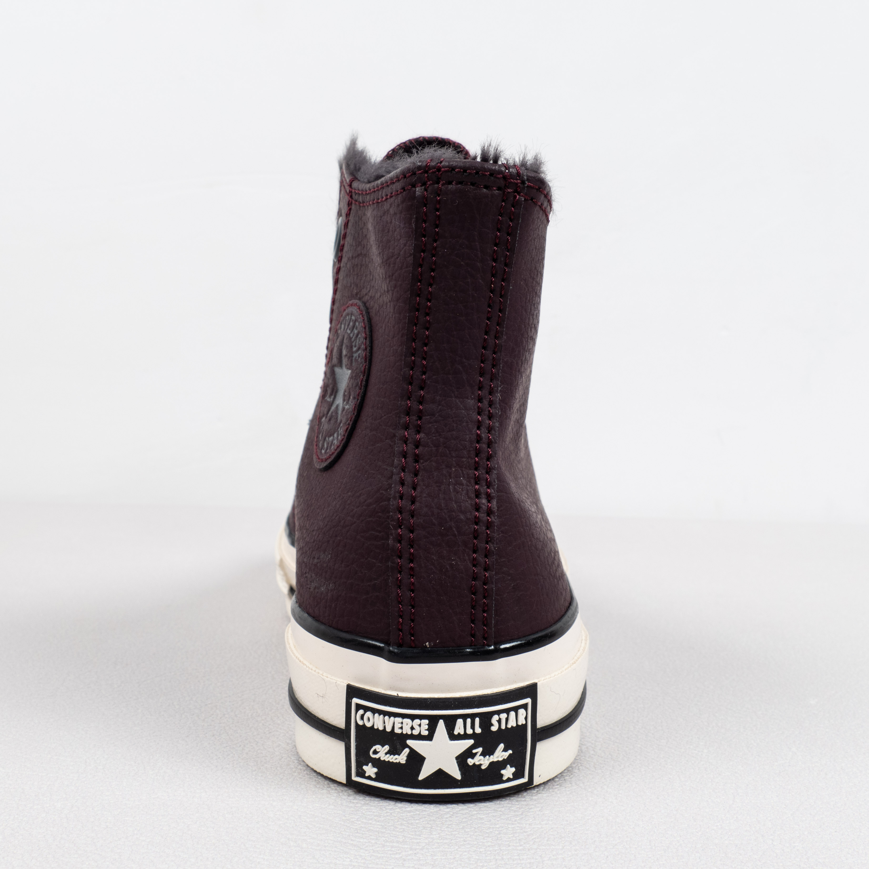 Converse Chuck 70s Leather and fleece canvas sneakers