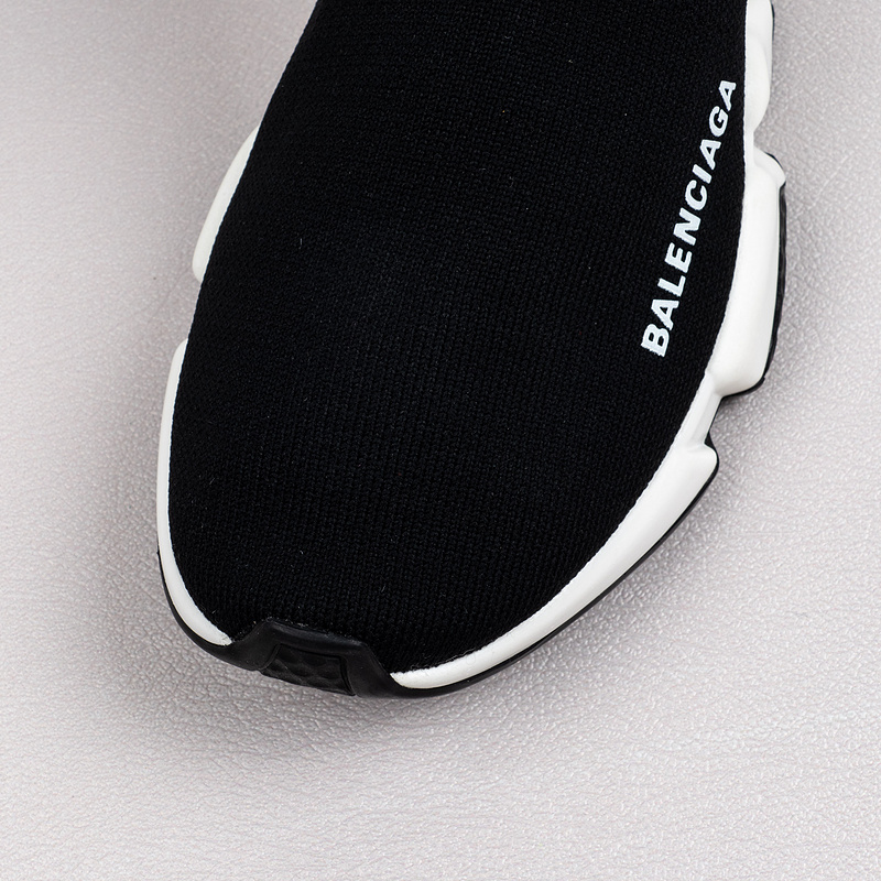 【Free Shipping】男女鞋 巴黎袜子鞋SPEED LOGO印花袜式针织运动鞋