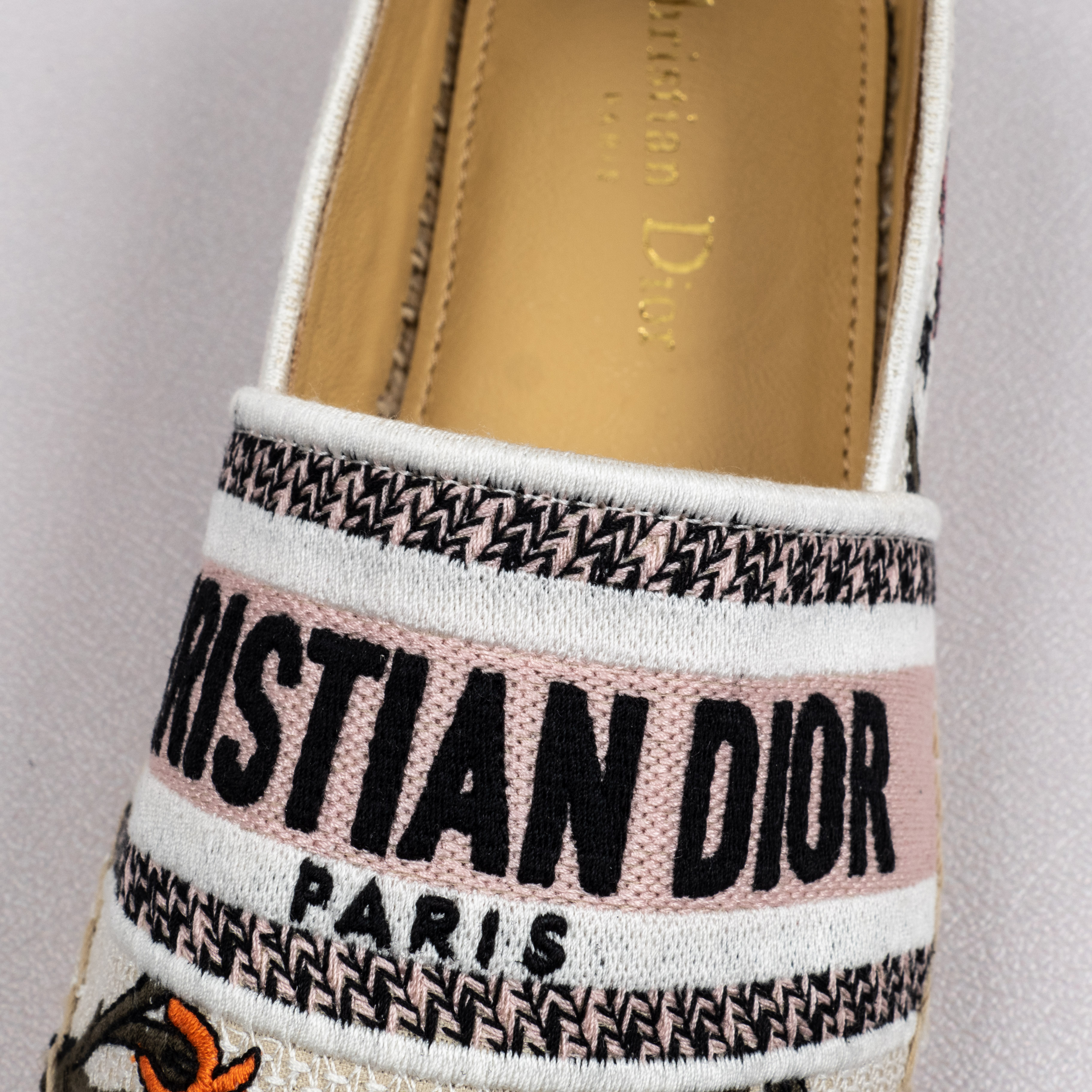 [Free Shipping]女鞋 DlOR OBLIQUE EMBROID 渔夫鞋