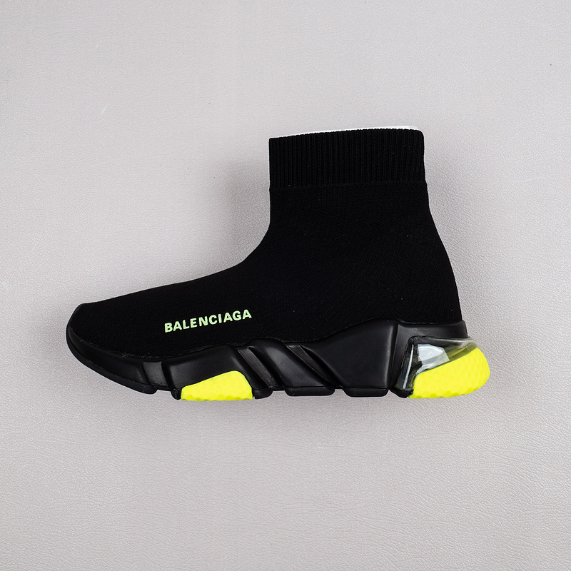 【Free Shipping】男女鞋 巴黎袜子鞋SPEED LOGO印花袜式针织运动鞋