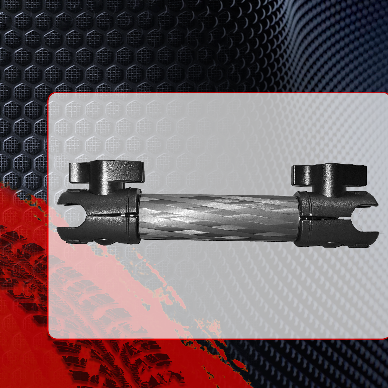 5.91-Inch Lockable and Adjustable Dual-Ended Carbon Fiber Kevlar Mounting Arm, Compatible With 20mm Ball Mount Base,20mm Ball Mount Arm