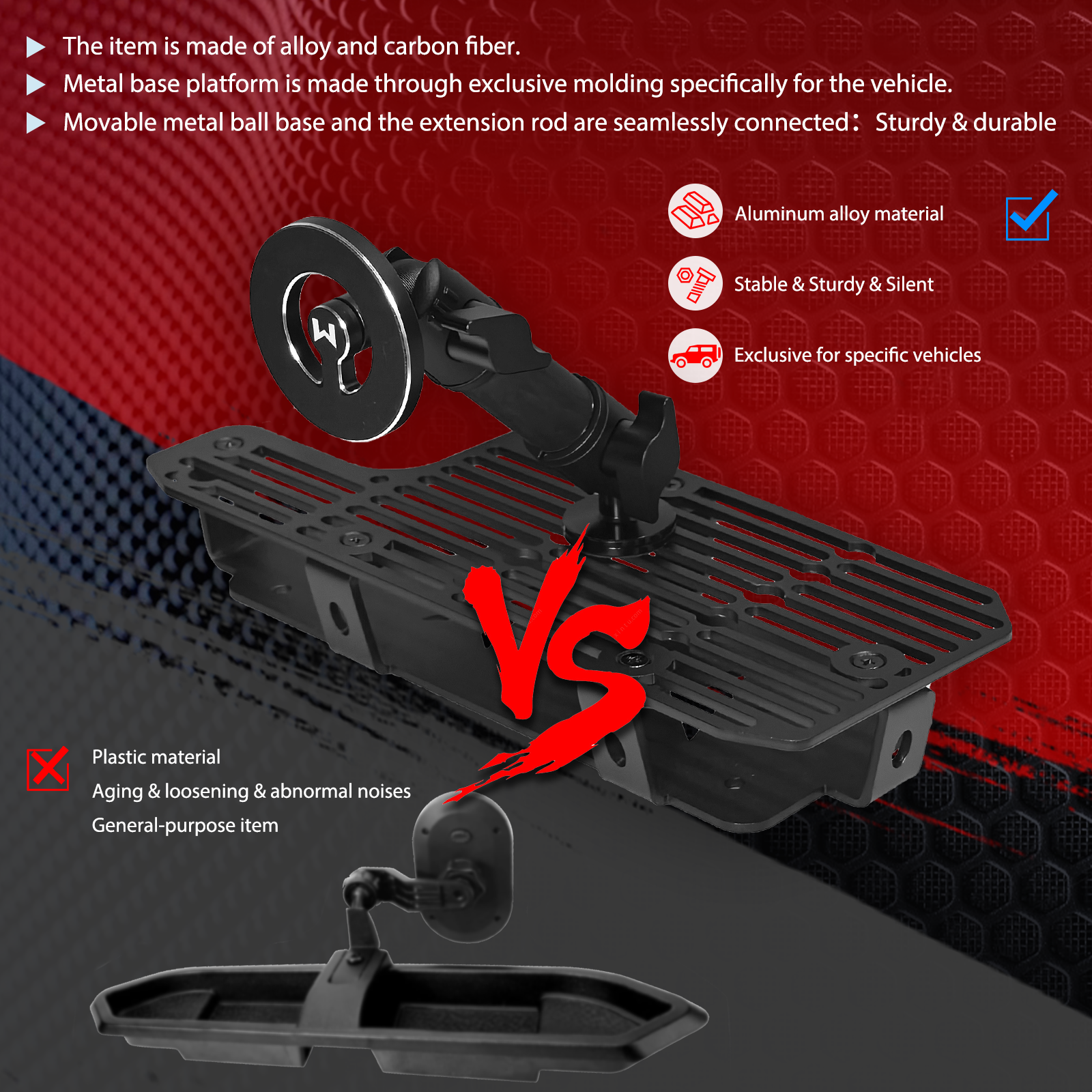 WXRYLYN 2024 2025 Tundra Metal Dash Platform Phone Mount Magnetic Phone Holder for 2022 2023 2024 2025 Tundra 2023 2024 2025 Sequoia Cell Phone Holder Dash Phone Mount 2024 Tundra Dash Mount