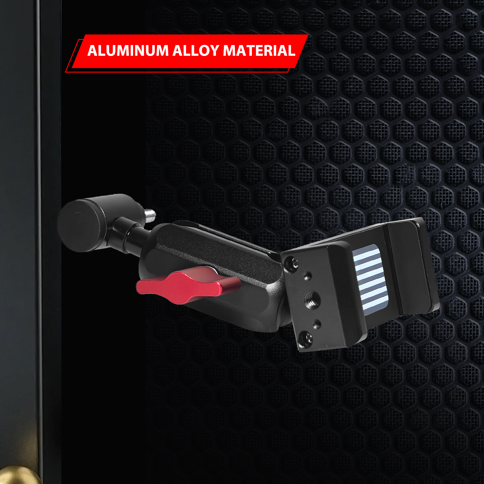 2024 Bronco Phone Mount for 2025 Frod Bronco Phone Holder 2024 Bronco Dash Cell Phone Mount Pure Aluminum Alloy Material 2024 Bronco A-Pillar Dash Phone Mount