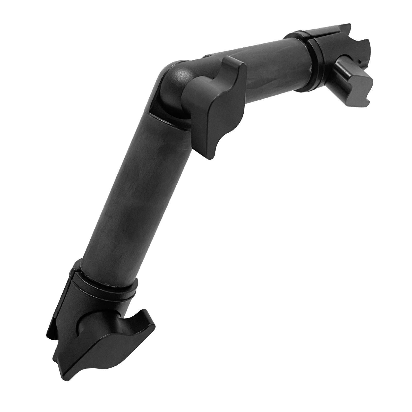 WXRYLYN 60mm to 40mm Lockable and Adjustable Dual-Ended Carbon Fiber Kevlar Mounting Arm Articulating Joint, Compatible with 20mm Ball Mount Base,20mm Ball Mount Arm