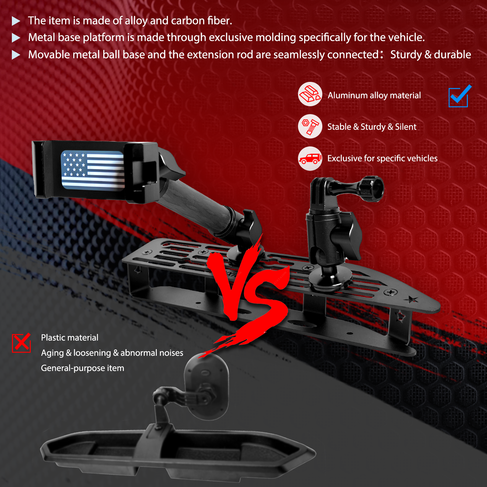 2024 Silverado Sierra Metal Dash Platform Phone Mount Phone Holder for 2022 2023 2024 2025 Silverado&Sierra Cell Phone Holder Dash Phone Mount 2024 Silverado Dash Mount